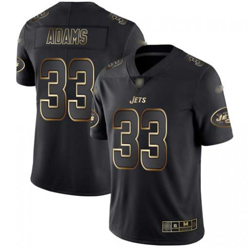 New York Jets #33 Jamal Adams Black/Gold Men's Stitched Vapor Untouchable Limited Jersey Men's cheap jerseys for sale - CheapJerseys.Shop