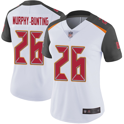 Tampa Bay Buccaneers #26 Sean Murphy-Bunting White Women's Stitched Vapor Untouchable Limited Jersey Womens cheap jerseys for sale - CheapJerseys.Shop