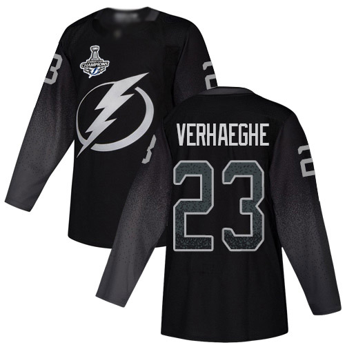 Tampa Bay Lightning #23 Carter Verhaeghe Black Alternate Authentic Youth 2020 Stanley Cup Champions Stitched Jersey Youth cheap jerseys for sale - CheapJerseys.Shop