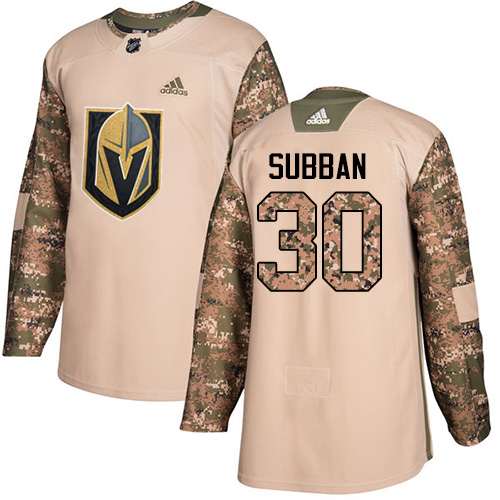Golden Vegas Golden Knights #30 Malcolm Subban Camo Authentic 2017 Veterans Day Stitched Jersey Men's cheap jerseys for sale - CheapJerseys.Shop