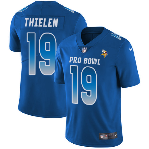 Vikings #19 Adam Thielen Royal Youth Stitched Limited NFC 2018 Pro Bowl Jersey cheap jerseys for sale - CheapJerseys.Shop