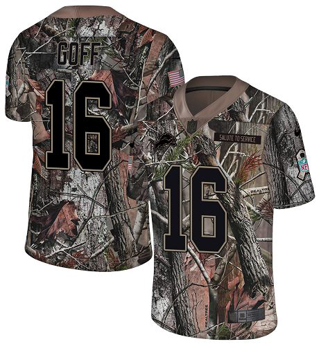 Detroit Lions #16 Jared Goff Camo Youth Stitched Limited Rush Realtree Jersey cheap jerseys for sale - CheapJerseys.Shop