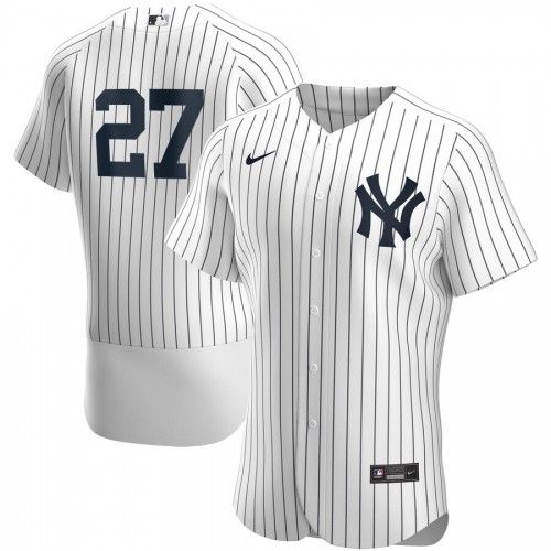 New York New York Yankees #27 Giancarlo Stanton Men's White Home 2020 Authentic Player Team Jersey Men's cheap jerseys for sale - CheapJerseys.Shop
