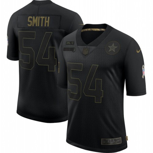Dallas Dallas Cowboys #54 Jaylon Smith 2020 Salute To Service Limited Jersey Black Men's cheap jerseys for sale - CheapJerseys.Shop