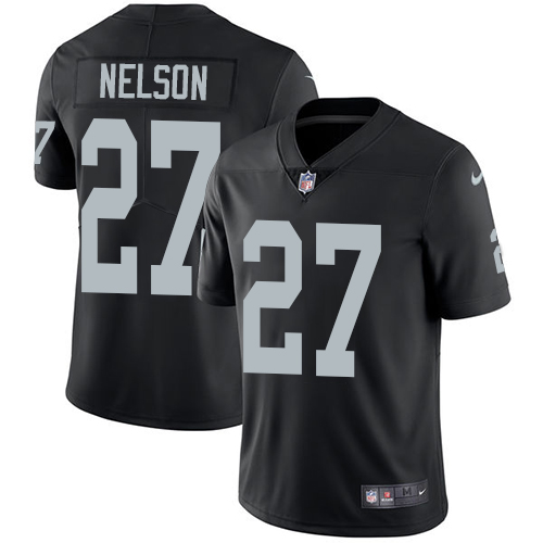 Las Vegas Raiders #27 Reggie Nelson Black Team Color Men's Stitched Vapor Untouchable Limited Jersey Men's cheap jerseys for sale - CheapJerseys.Shop