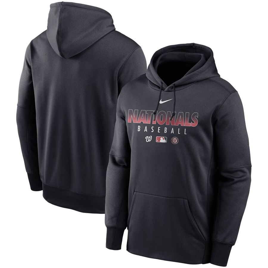 Men's Washington Nationals Navy Authentic Collection Therma Performance Pullover Hoodie cheap jerseys for sale - CheapJerseys.Shop