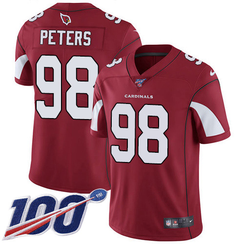 Arizona Cardinals #98 Corey Peters Red Team Color Men's Stitched 100th Season Vapor Limited Jersey Men's cheap jerseys for sale - CheapJerseys.Shop