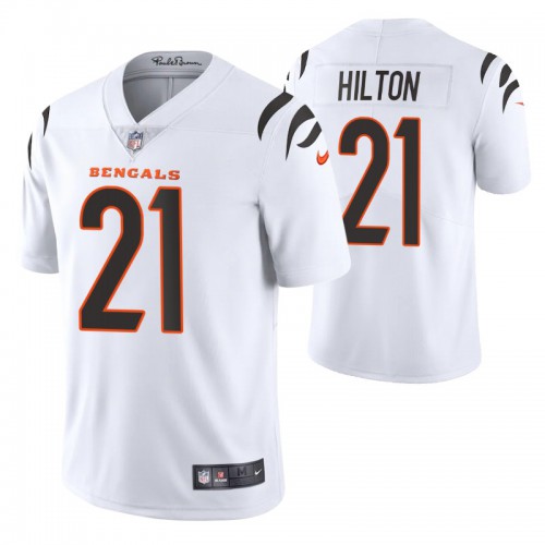Cincinnati Cincinnati Bengals #21 Mike Hilton White Men's Vapor Limited Jersey Men's cheap jerseys for sale - CheapJerseys.Shop