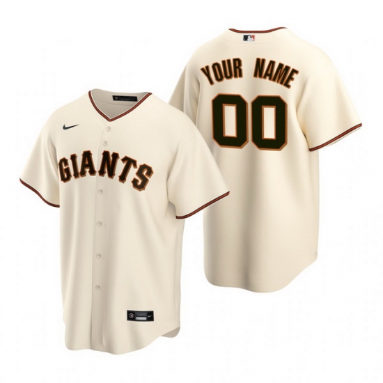 Men Women Youth Toddler All Size San Francisco Giants Custom Cream Stitched Cool Base Home Jersey cheap jerseys for sale - CheapJerseys.Shop
