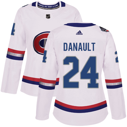 Montreal Canadiens #24 Phillip Danault White Authentic 2017 100 Classic Women's Stitched Jersey Womens cheap jerseys for sale - CheapJerseys.Shop