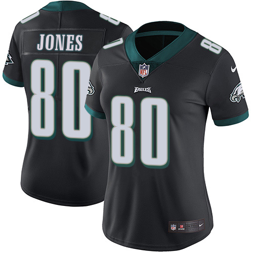 Eagles #80 Julio Jones Black Alternate Women's Stitched Vapor Untouchable Limited Jersey cheap jerseys for sale - CheapJerseys.Shop
