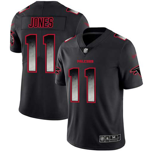 Atlanta Falcons #11 Julio Jones Black Men's Stitched Vapor Untouchable Limited Smoke Fashion Jersey Men's cheap jerseys for sale - CheapJerseys.Shop