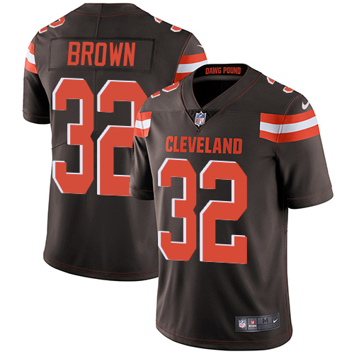 Browns #32 Jim Brown Brown Team Color Youth Stitched Vapor Untouchable Limited Jersey cheap jerseys for sale - CheapJerseys.Shop
