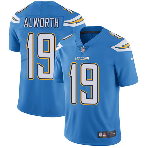 Los Angeles Chargers #19 Lance Alworth Electric Blue Alternate Men's Stitched Vapor Untouchable Limited Jersey Men's cheap jerseys for sale - CheapJerseys.Shop