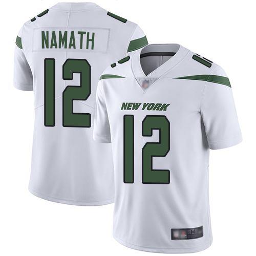 Jets #12 Joe Namath White Men's Stitched Vapor Untouchable Limited Jersey cheap jerseys for sale - CheapJerseys.Shop