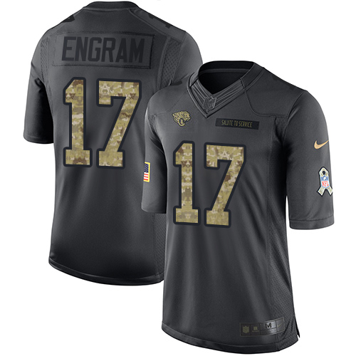 Jaguars #17 Evan Engram Black Youth Stitched Limited 2016 Salute To Service Jersey cheap jerseys for sale - CheapJerseys.Shop