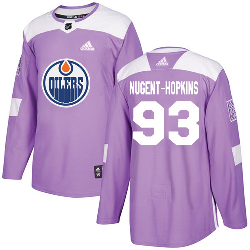 Edmonton Oilers #93 Ryan Nugent-Hopkins Purple Authentic Fights Cancer Stitched Youth Jersey Youth cheap jerseys for sale - CheapJerseys.Shop