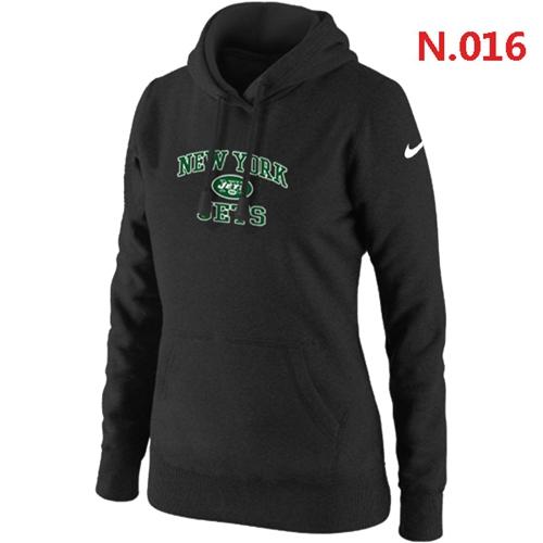 Women's New York Jets Heart & Soul Pullover Hoodie Black cheap jerseys for sale - CheapJerseys.Shop