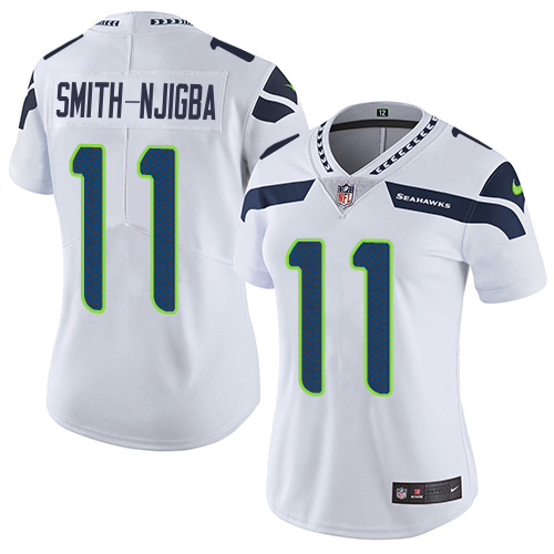 Seahawks #11 Jaxon Smith-Njigba White Women's Stitched Vapor Untouchable Limited Jersey cheap jerseys for sale - CheapJerseys.Shop