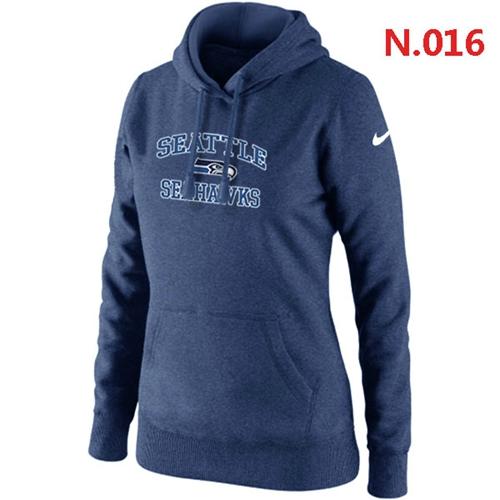 Women's Seattle Seahawks Heart & Soul Pullover Hoodie Dark Blue cheap jerseys for sale - CheapJerseys.Shop