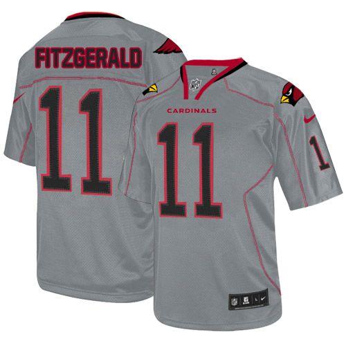Cardinals #11 Larry Fitzgerald Lights Out Grey Men's Stitched Elite Jersey cheap jerseys for sale - CheapJerseys.Shop