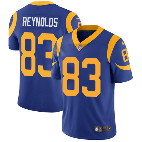 Los Angeles Rams #83 Josh Reynolds Royal Blue Alternate Men's Stitched Vapor Untouchable Limited Jersey Men's cheap jerseys for sale - CheapJerseys.Shop