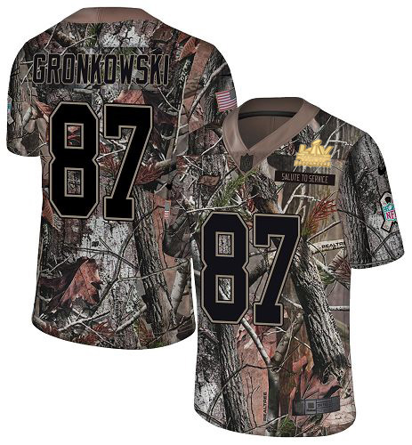 Buccaneers #87 Rob Gronkowski Camo Youth Super Bowl LV Champions Patch Stitched Limited Rush Realtree Jersey cheap jerseys for sale - CheapJerseys.Shop