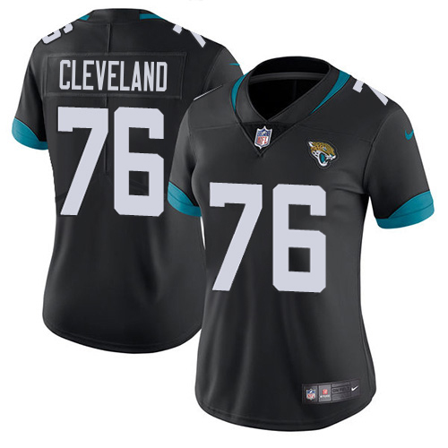 Jaguars #76 Ezra Cleveland Black Team Color Women's Stitched Vapor Untouchable Limited Jersey cheap jerseys for sale - CheapJerseys.Shop