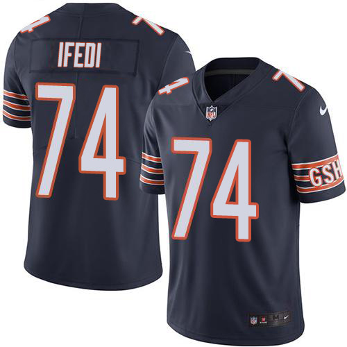 Chicago Bears #74 Germain Ifedi Navy Blue Team Color Youth Stitched Vapor Untouchable Limited Jersey Youth cheap jerseys for sale - CheapJerseys.Shop