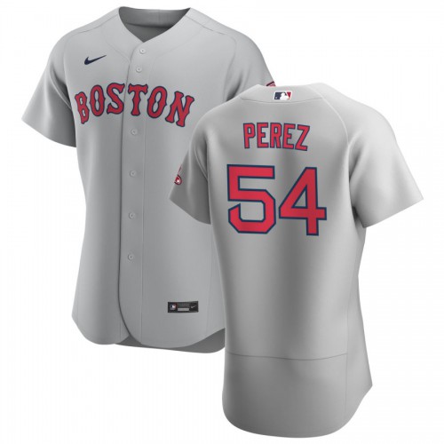 Boston Boston Red Sox #54 Martin Perez Men's Gray Road 2020 Authentic Team Jersey Men's cheap jerseys for sale - CheapJerseys.Shop