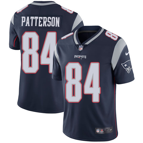 New England Patriots #84 Cordarrelle Patterson Navy Blue Team Color Men's Stitched Vapor Untouchable Limited Jersey Men's cheap jerseys for sale - CheapJerseys.Shop