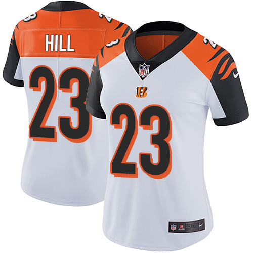 Bengals #23 Daxton Hill White Women's Stitched Vapor Untouchable Limited Jersey cheap jerseys for sale - CheapJerseys.Shop