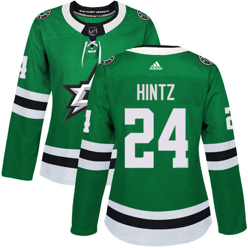 Dallas Stars #24 Roope Hintz Green Home Authentic Women's Stitched Jersey Womens cheap jerseys for sale - CheapJerseys.Shop