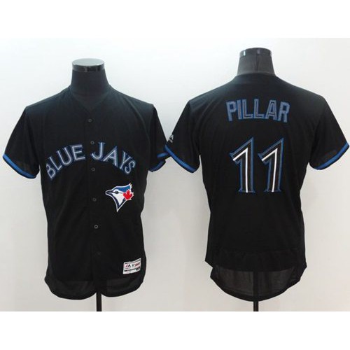 Toronto Blue Jays #11 Kevin Pillar Black Fashion Flexbase Authentic Collection Stitched Jersey Men's cheap jerseys for sale - CheapJerseys.Shop