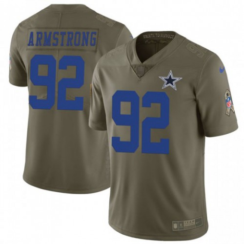 Dallas Cowboys #92 Dorance Armstrong Olive Men's Stitched Limited 2017 Salute To Service Jersey Men's cheap jerseys for sale - CheapJerseys.Shop