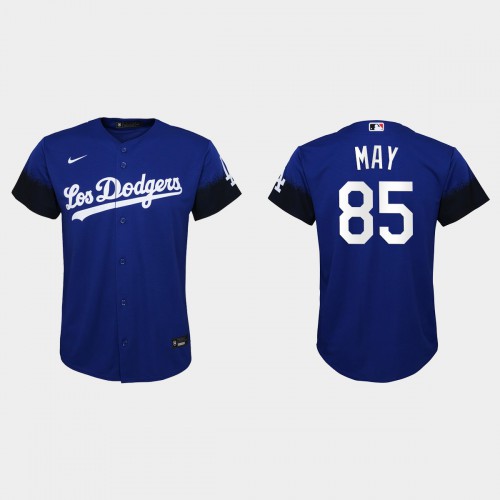 Los Angeles Los Angeles Dodgers #85 Dustin May Youth 2021 City Connect Jersey Royal Youth cheap jerseys for sale - CheapJerseys.Shop