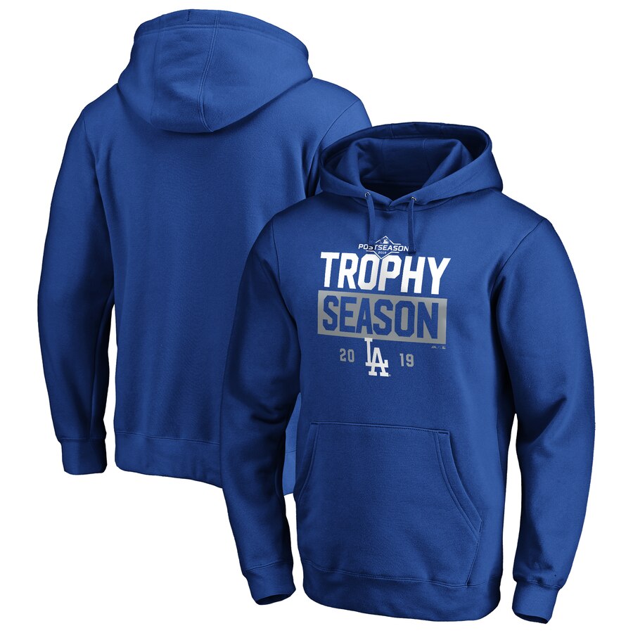 Los Angeles Dodgers Majestic 2019 Postseason Around The Horn Pullover Hoodie Royal cheap jerseys for sale - CheapJerseys.Shop