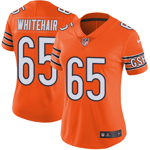 Chicago Bears #65 Cody Whitehair Orange Women's Stitched Limited Rush Jersey Womens cheap jerseys for sale - CheapJerseys.Shop