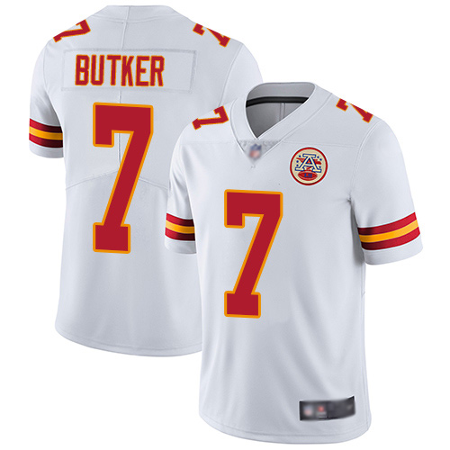 Chiefs #7 Harrison Butker White Men's Stitched Vapor Untouchable Limited Jersey cheap jerseys for sale - CheapJerseys.Shop