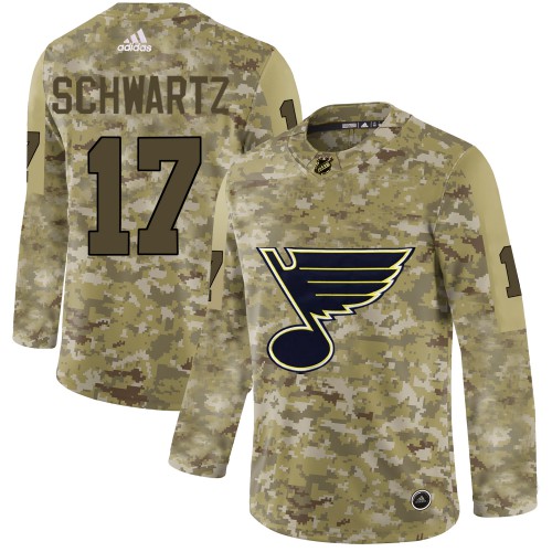 St. Louis Blues #17 Jaden Schwartz Camo Authentic Stitched Jersey Men's cheap jerseys for sale - CheapJerseys.Shop