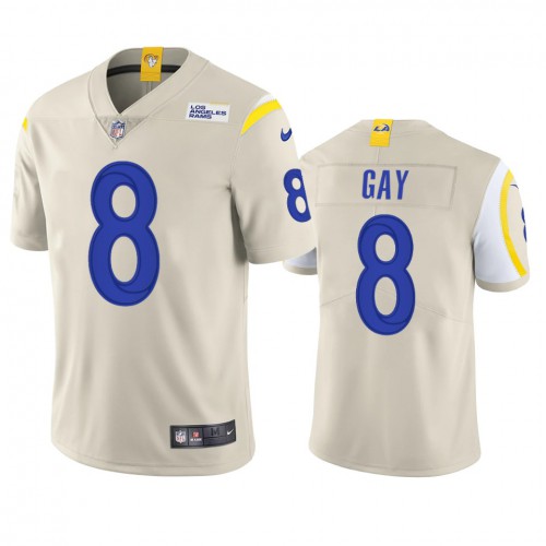 Los Angeles Los Angeles Rams #8 Matt Gay Men's Vapor Limited Jersey - Bone Men's cheap jerseys for sale - CheapJerseys.Shop