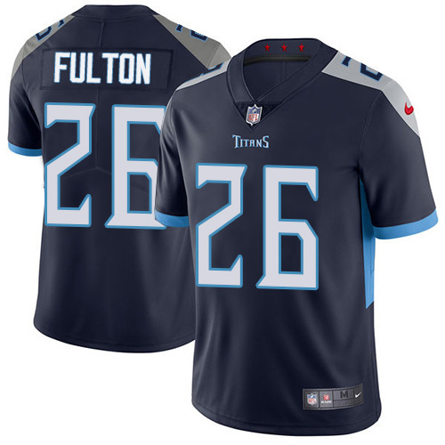 Tennessee Titans #26 Kristian Fulton Navy Blue Team Color Men's Stitched Vapor Untouchable Limited Jersey Men's cheap jerseys for sale - CheapJerseys.Shop