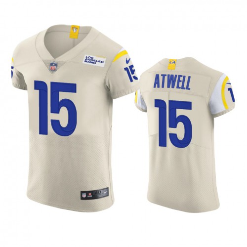 Los Angeles Los Angeles Rams #15 Tutu Atwell Men's Vapor Elite Player Jersey - Bone Men's cheap jerseys for sale - CheapJerseys.Shop