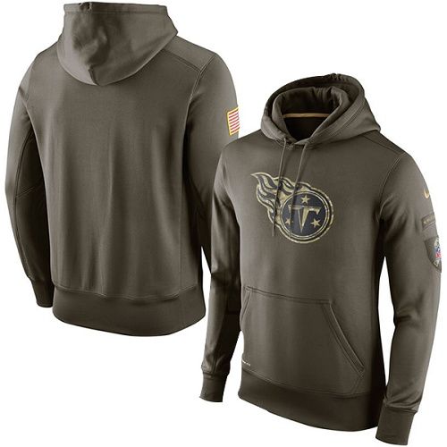 Men's Tennessee Titans Olive Salute To Service KO Performance Hoodie cheap jerseys for sale - CheapJerseys.Shop