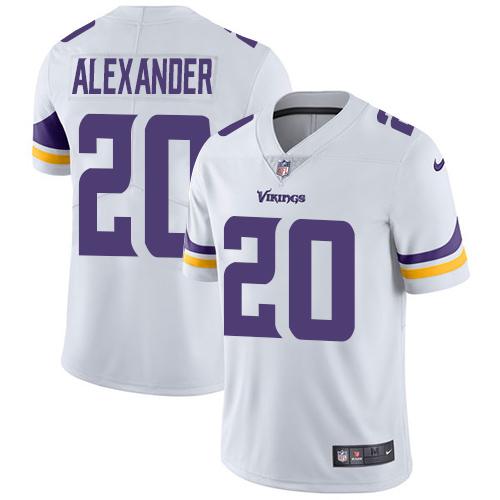 Minnesota Vikings #20 Mackensie Alexander White Men's Stitched Vapor Untouchable Limited Jersey Men's cheap jerseys for sale - CheapJerseys.Shop