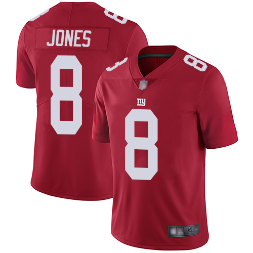 Giants #8 Daniel Jones Red Alternate Men's Stitched Vapor Untouchable Limited Jersey cheap jerseys for sale - CheapJerseys.Shop