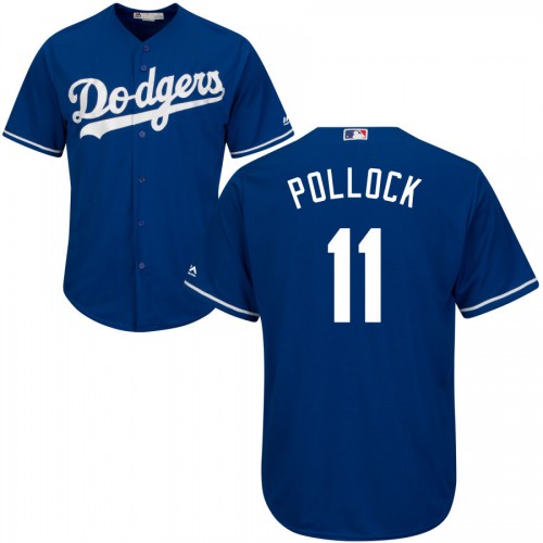 Los Angeles Los Angeles Dodgers #11 A.J. Pollock Blue Cool Base Stitched Jersey Men's cheap jerseys for sale - CheapJerseys.Shop