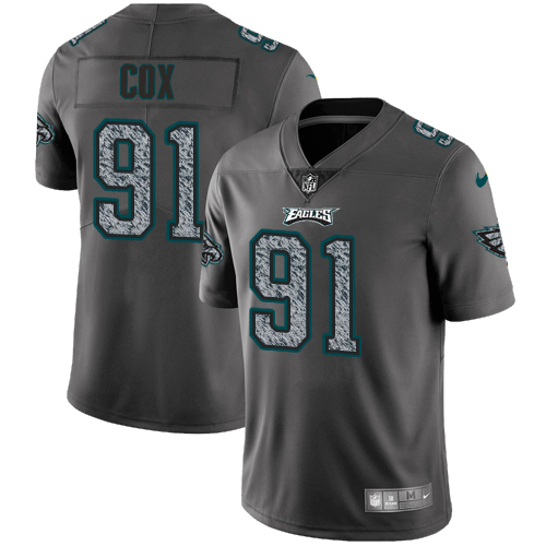 Philadelphia Eagles #91 Fletcher Cox Gray Static Men's Stitched Vapor Untouchable Limited Jersey Men's cheap jerseys for sale - CheapJerseys.Shop