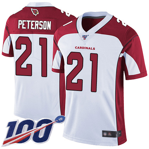 Cardinals #21 Patrick Peterson White Men's Stitched 100th Season Vapor Limited Jersey cheap jerseys for sale - CheapJerseys.Shop