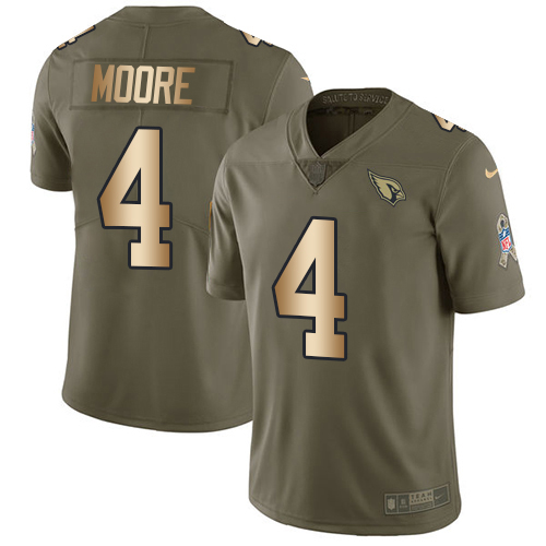 Cardinals #4 Rondale Moore Olive/Gold Youth Stitched Limited 2017 Salute To Service Jersey cheap jerseys for sale - CheapJerseys.Shop